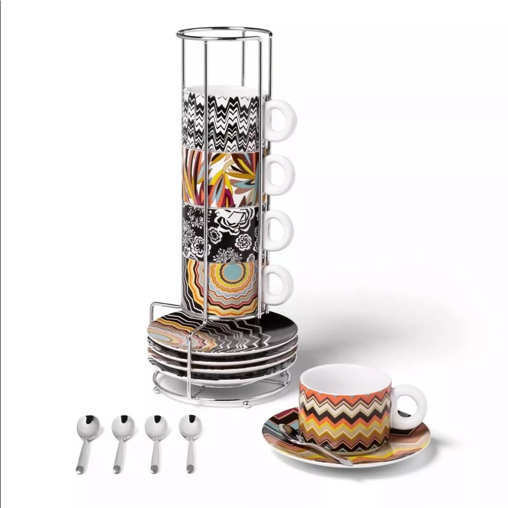 Missoni for Target 16 piece espresso set